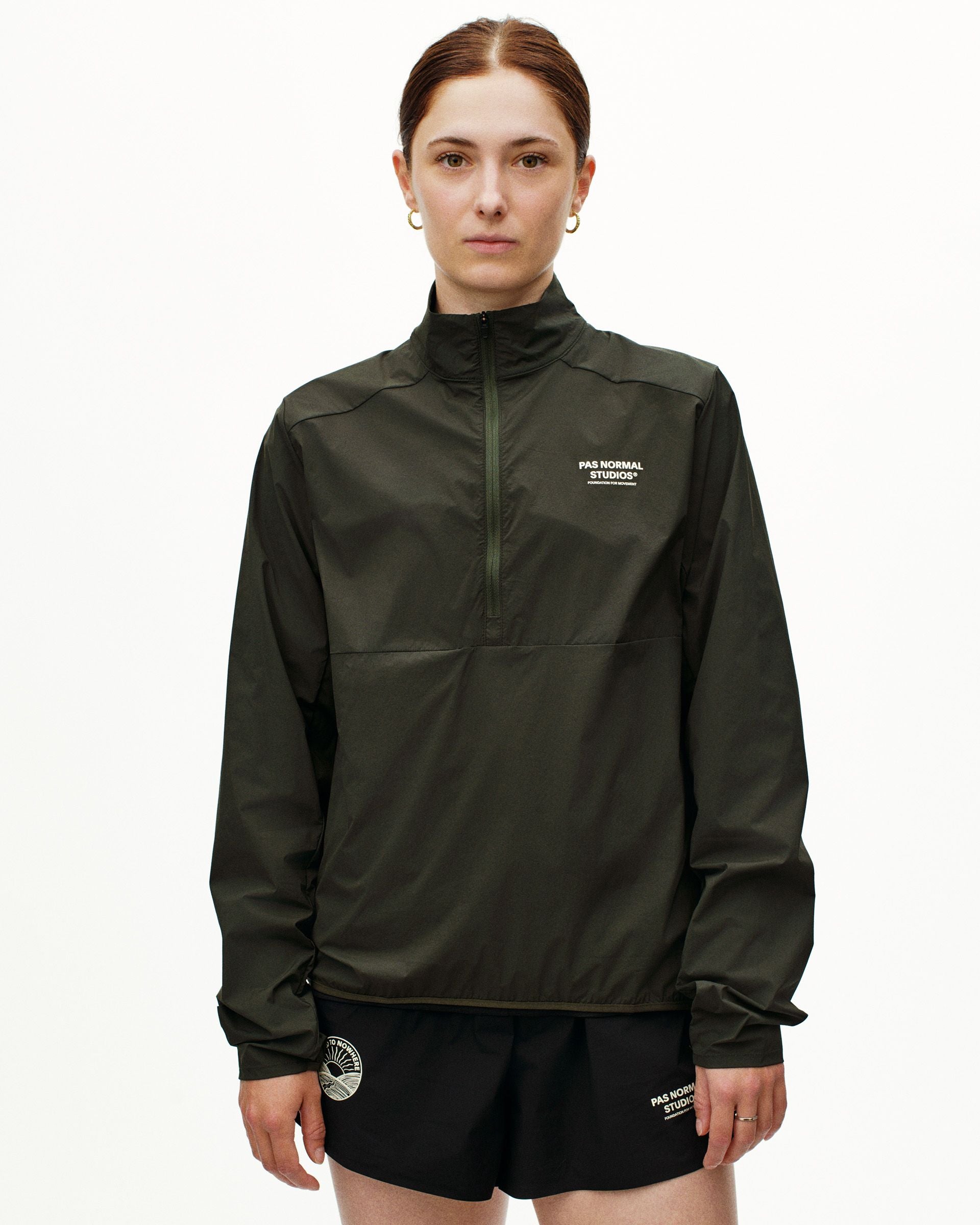 Balance Half Zip Jacket ND - Dark Olive – Run Store Zurich