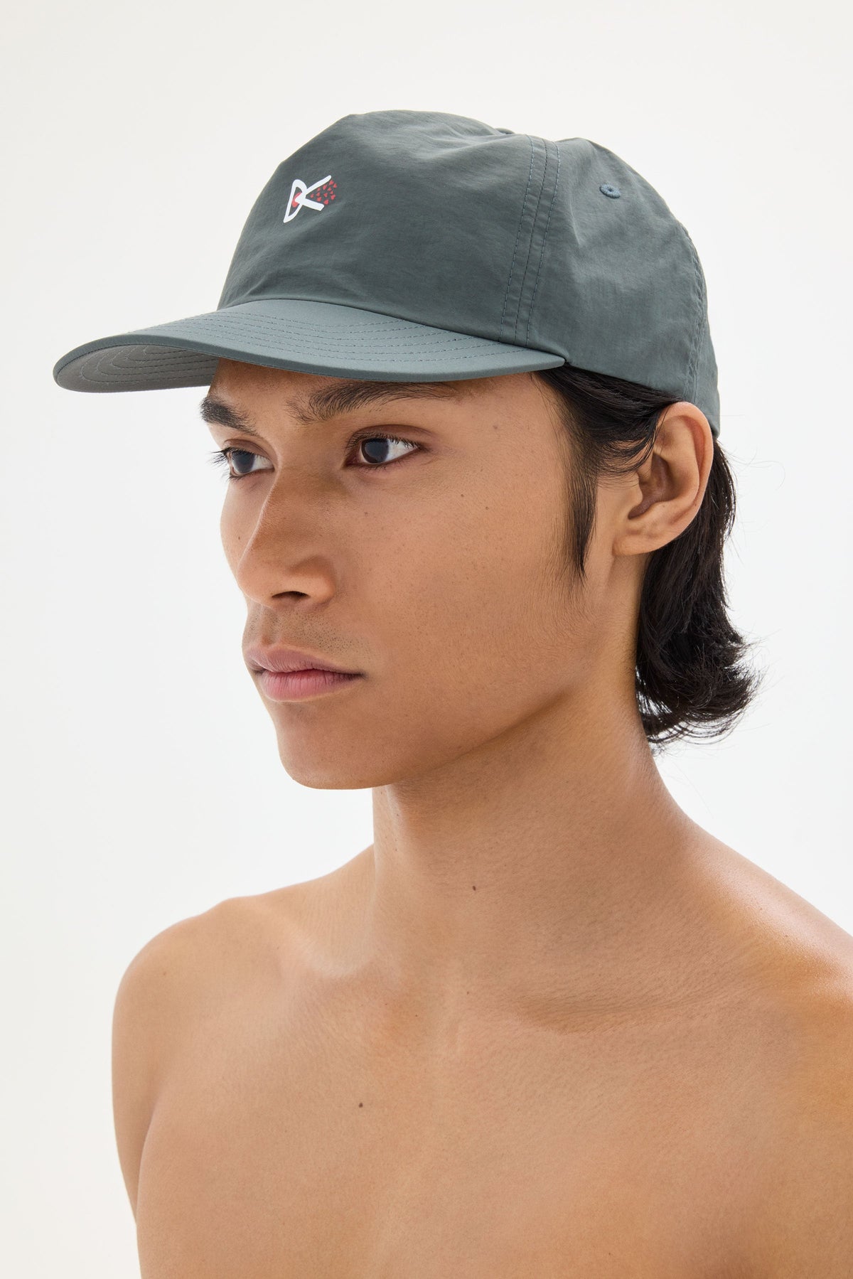 District Vision Paneled Nylon Hat Cool Sage