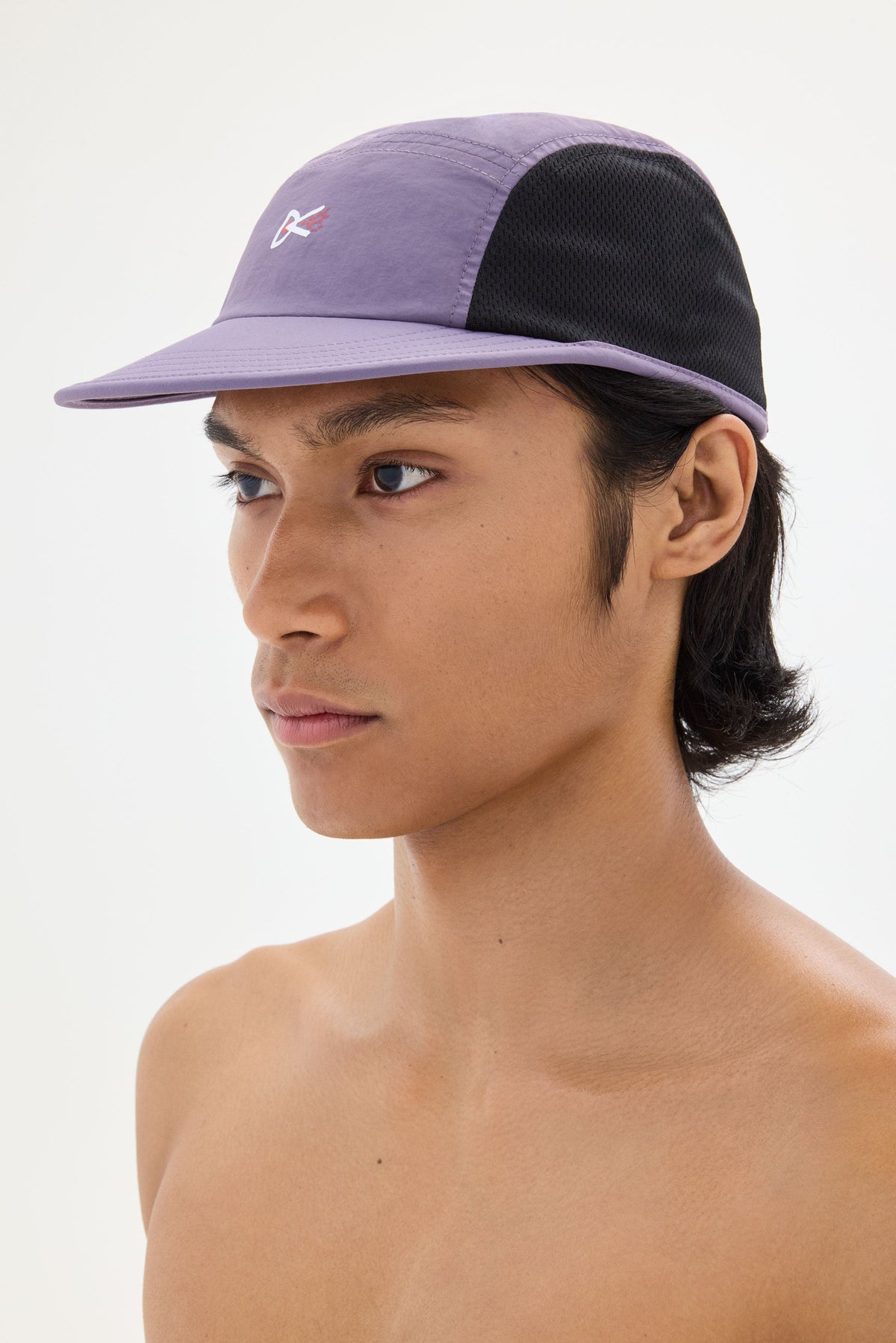 District Vision Nylon Paneled Mesh Hat Lavender