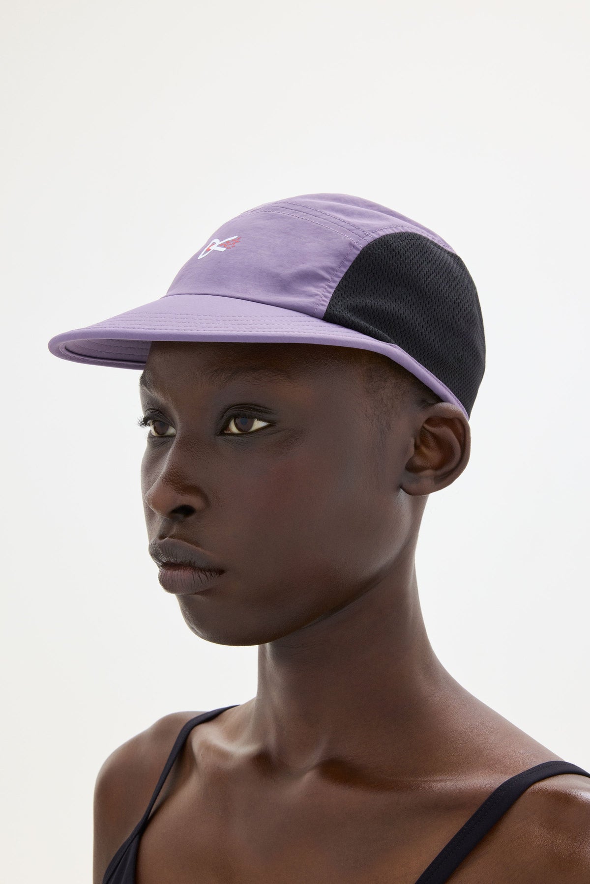 District Vision Nylon Paneled Mesh Hat Lavender