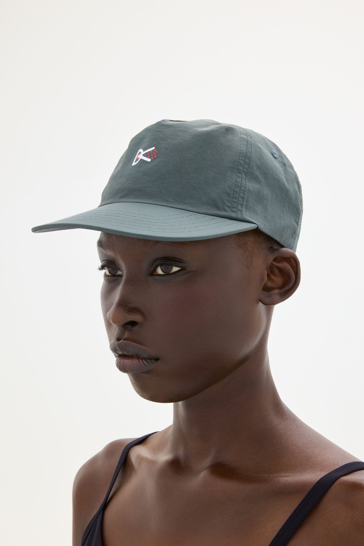 District Vision Paneled Nylon Hat Cool Sage