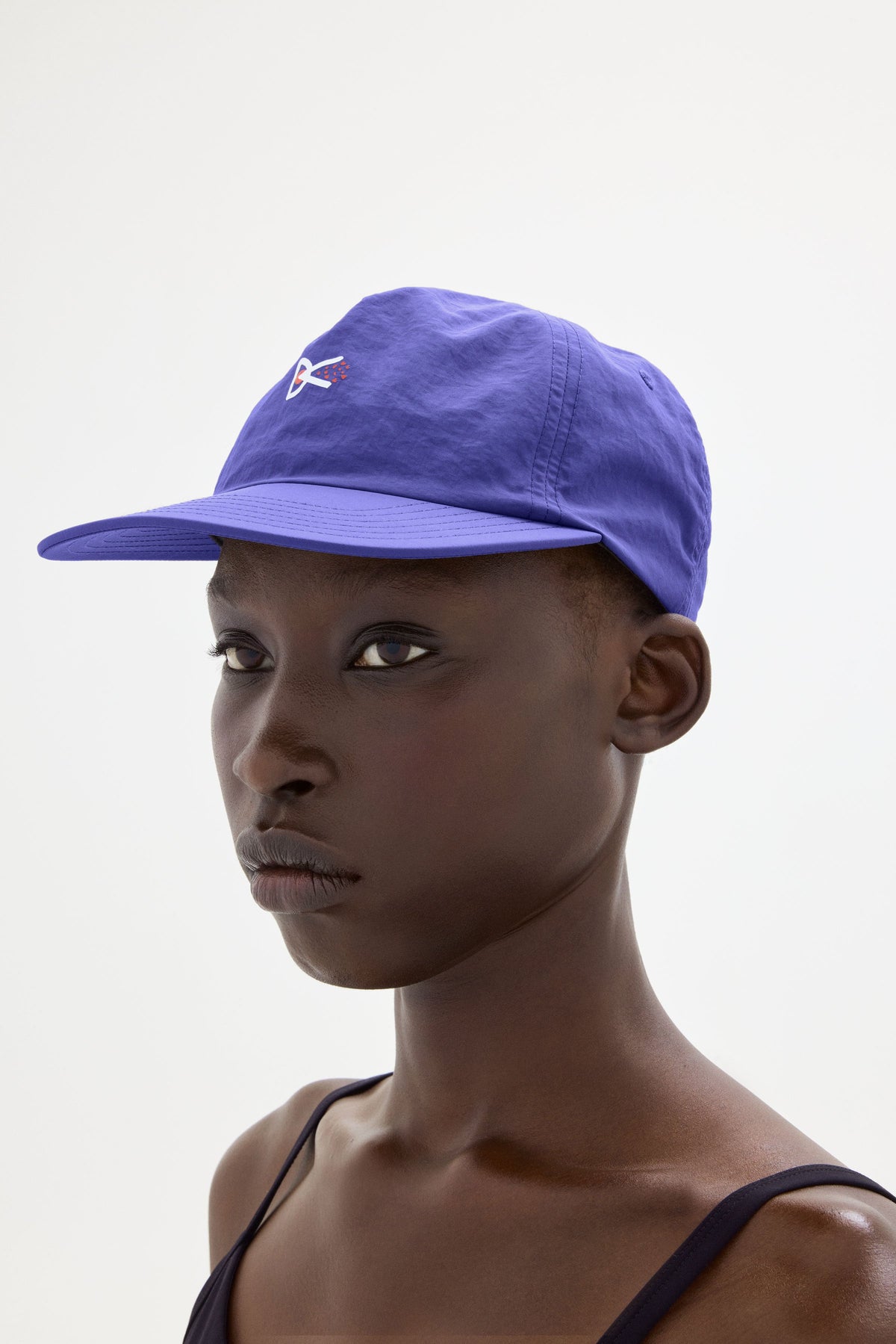 District Vision Paneled Nylon Hat Vibrant Lilac