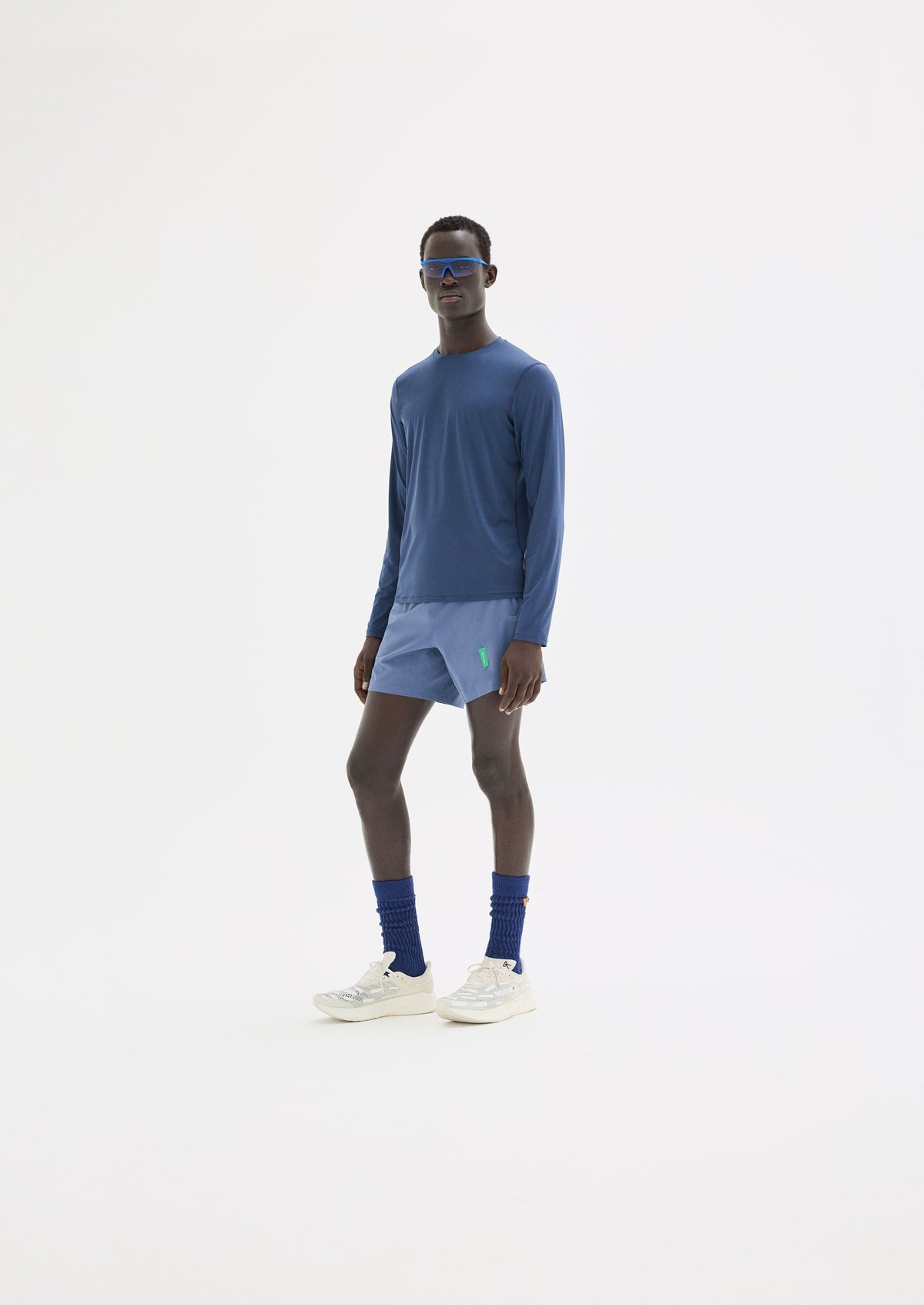 District Vision Ultralight Long Sleeve Aloe Tee Men Mist