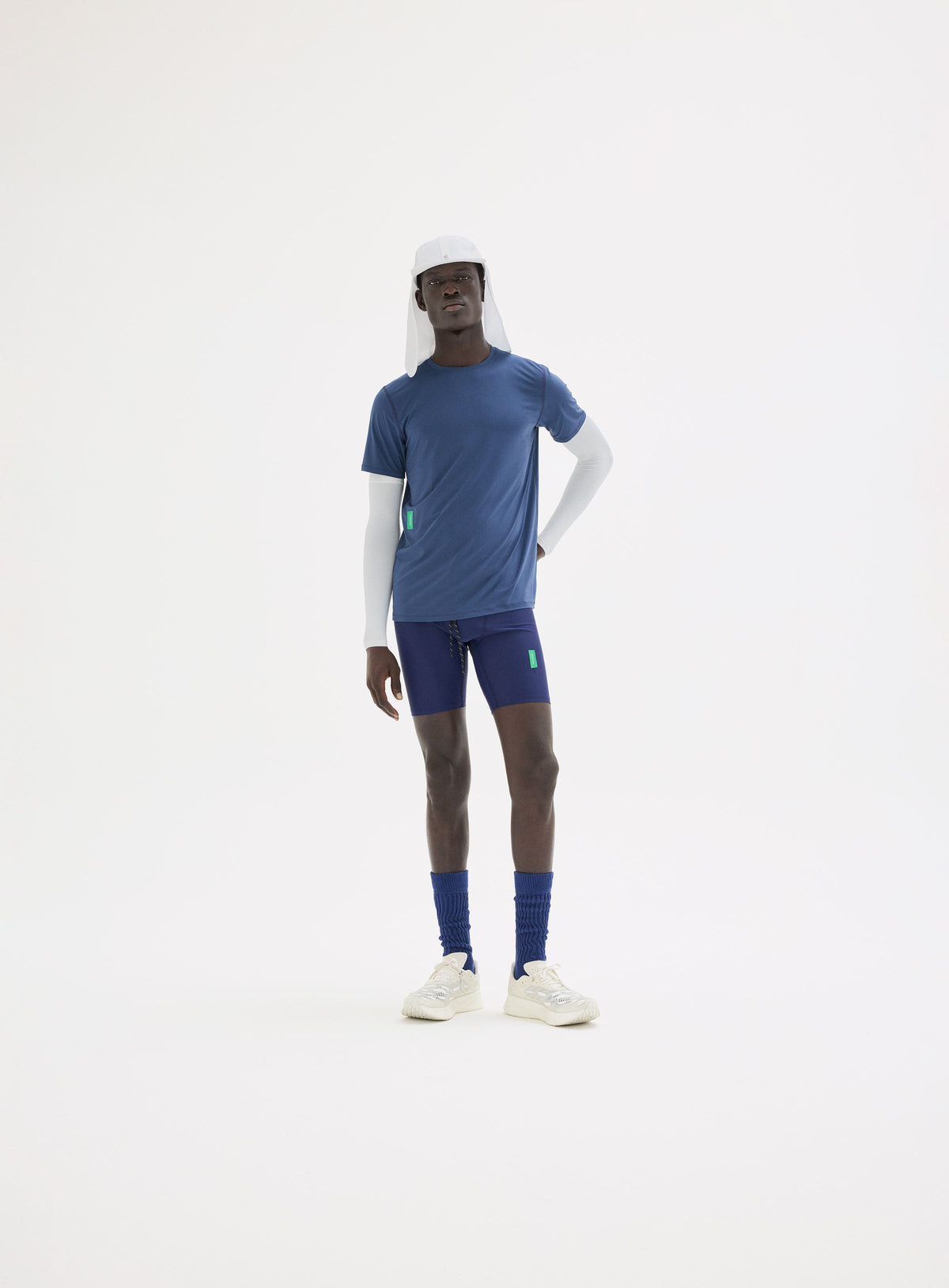 District Vision Ultralight Short Sleeve Aloe Tee Men Mist