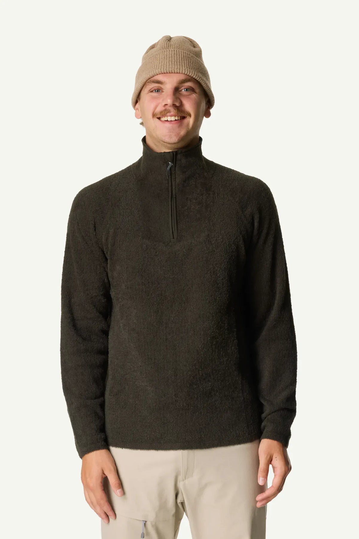 M's Lykan Half Zip Green Illusion