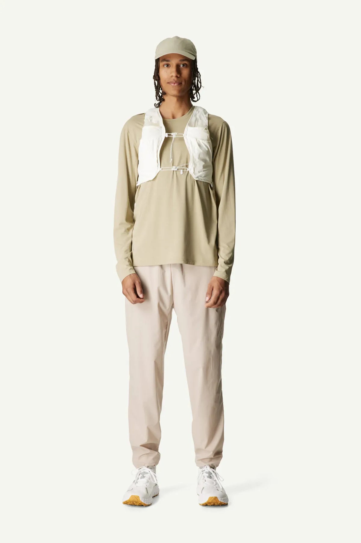 M's Pace Air LS Tee Powder Green