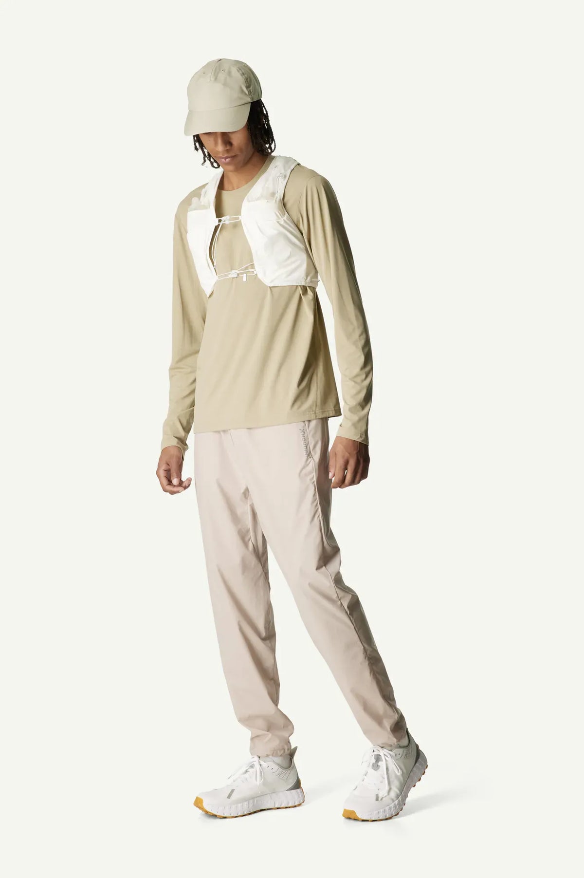 M's Pace Air LS Tee Powder Green