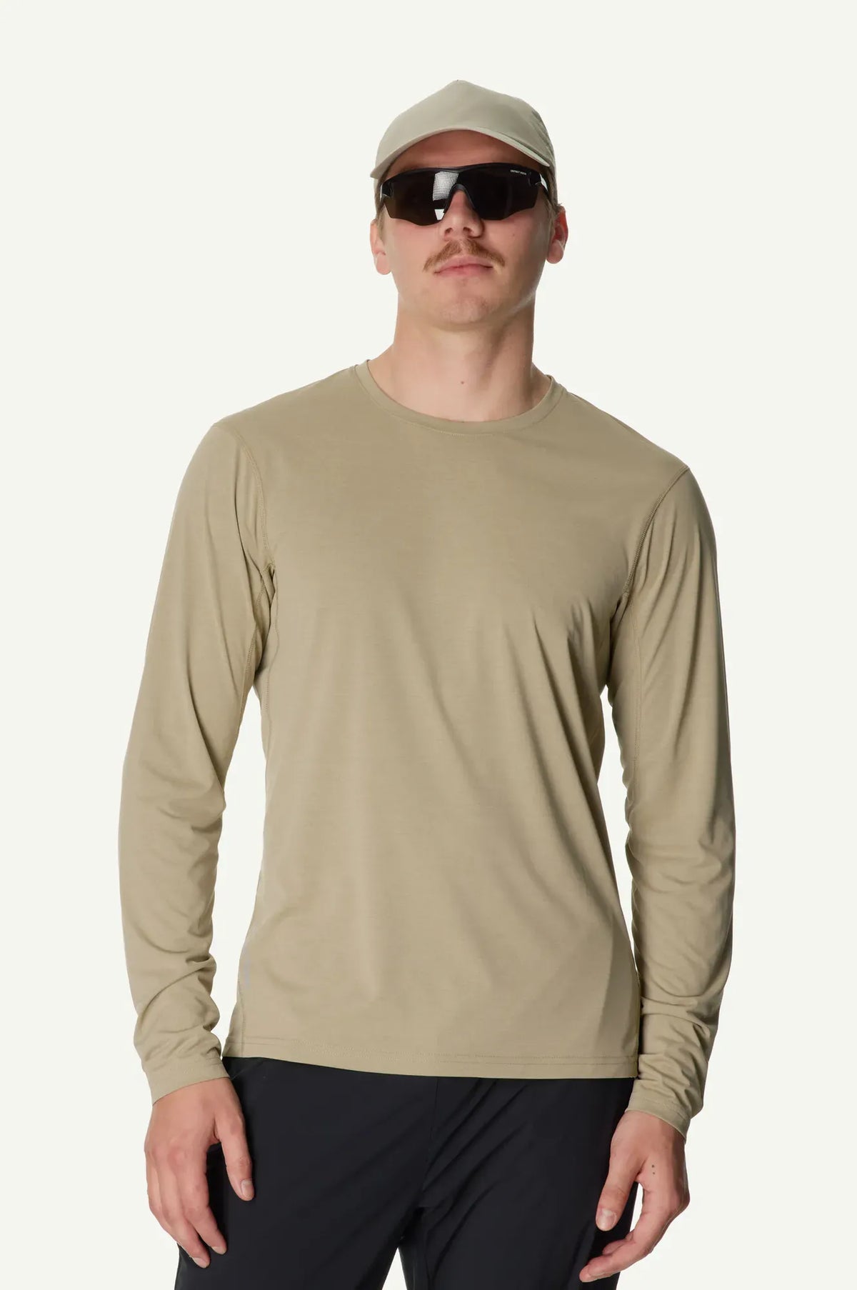 M's Pace Air LS Tee Powder Green