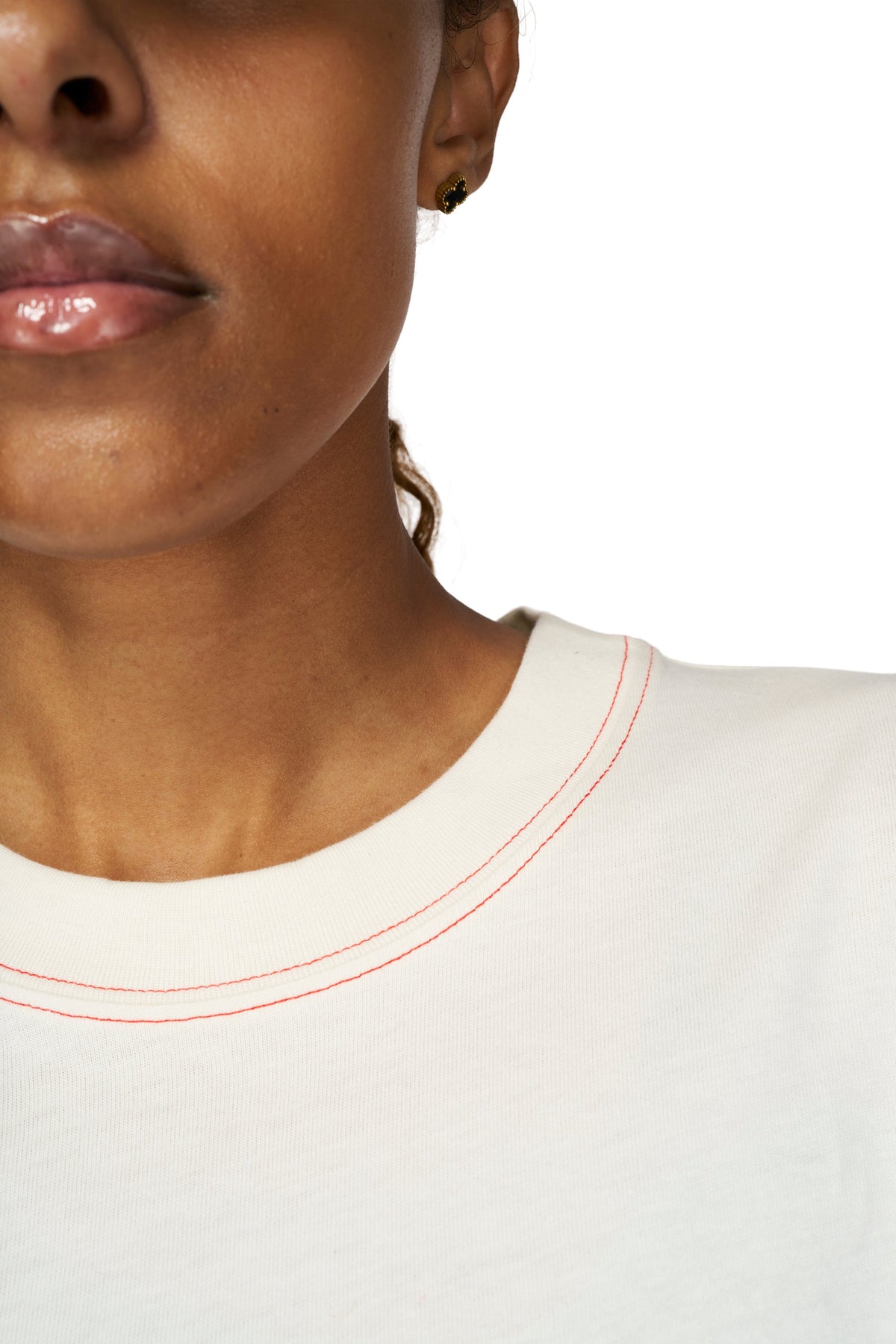 UNNA Born To Jog Tee Women Vanilla White