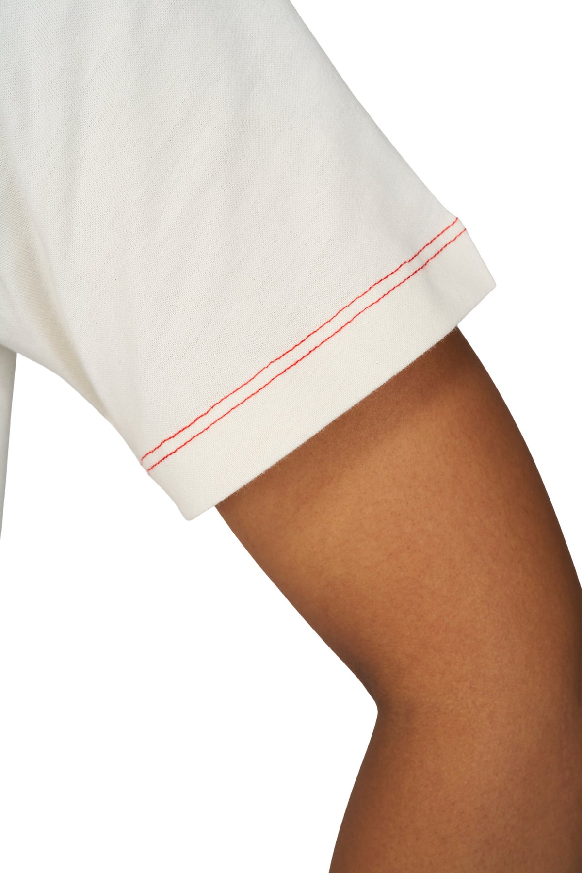 UNNA Born To Jog Tee Women Vanilla White