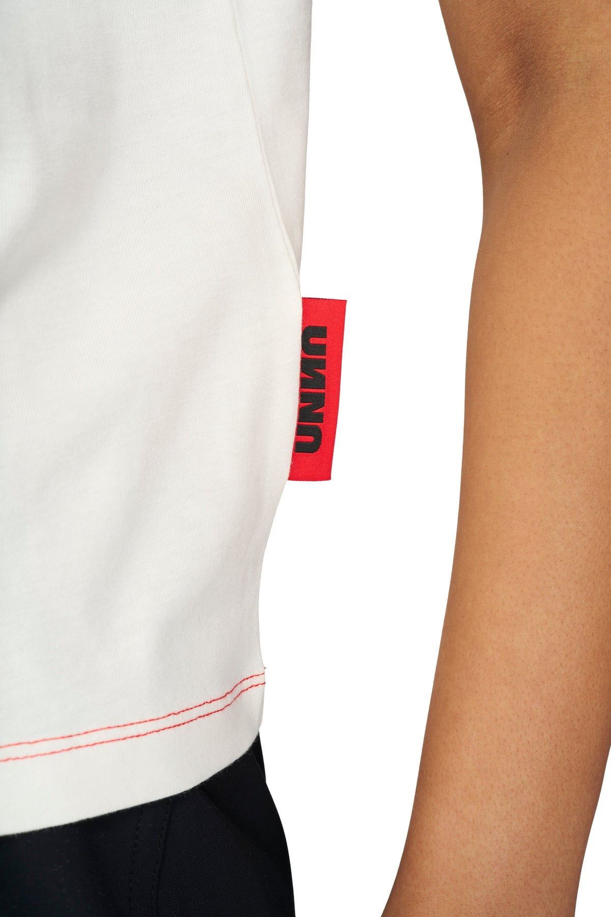 UNNA Born To Jog Tee Women Vanilla White