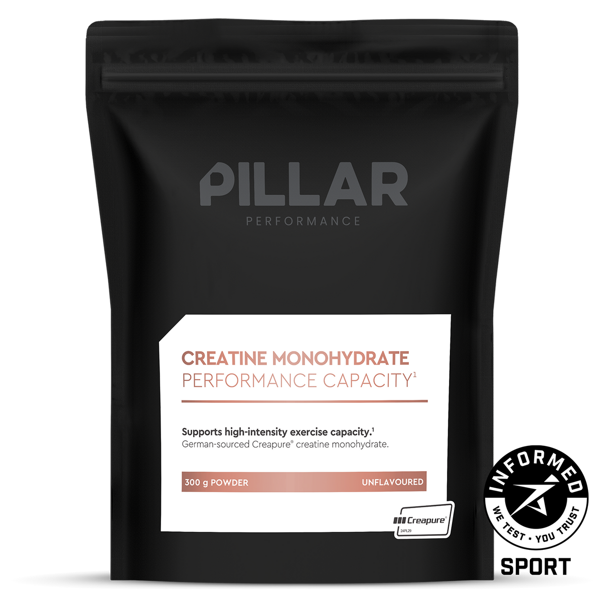 PILLAR Creatine Monohydrate Performance Capacity Pouch