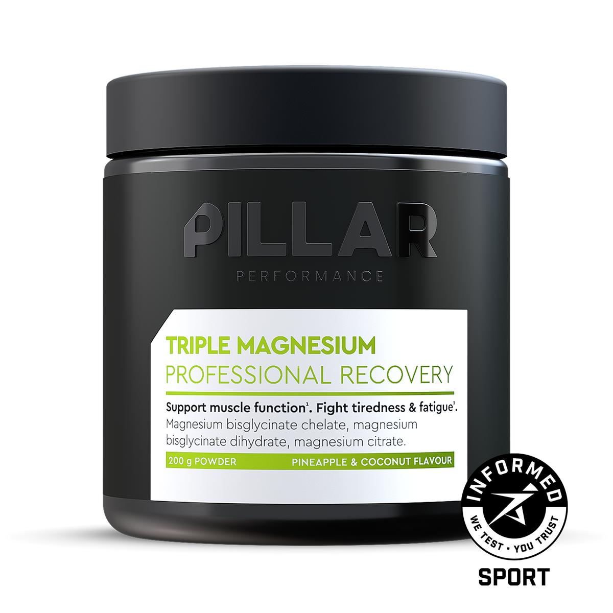 PILLAR Triple Magnesium Powder Pineapple Coconut