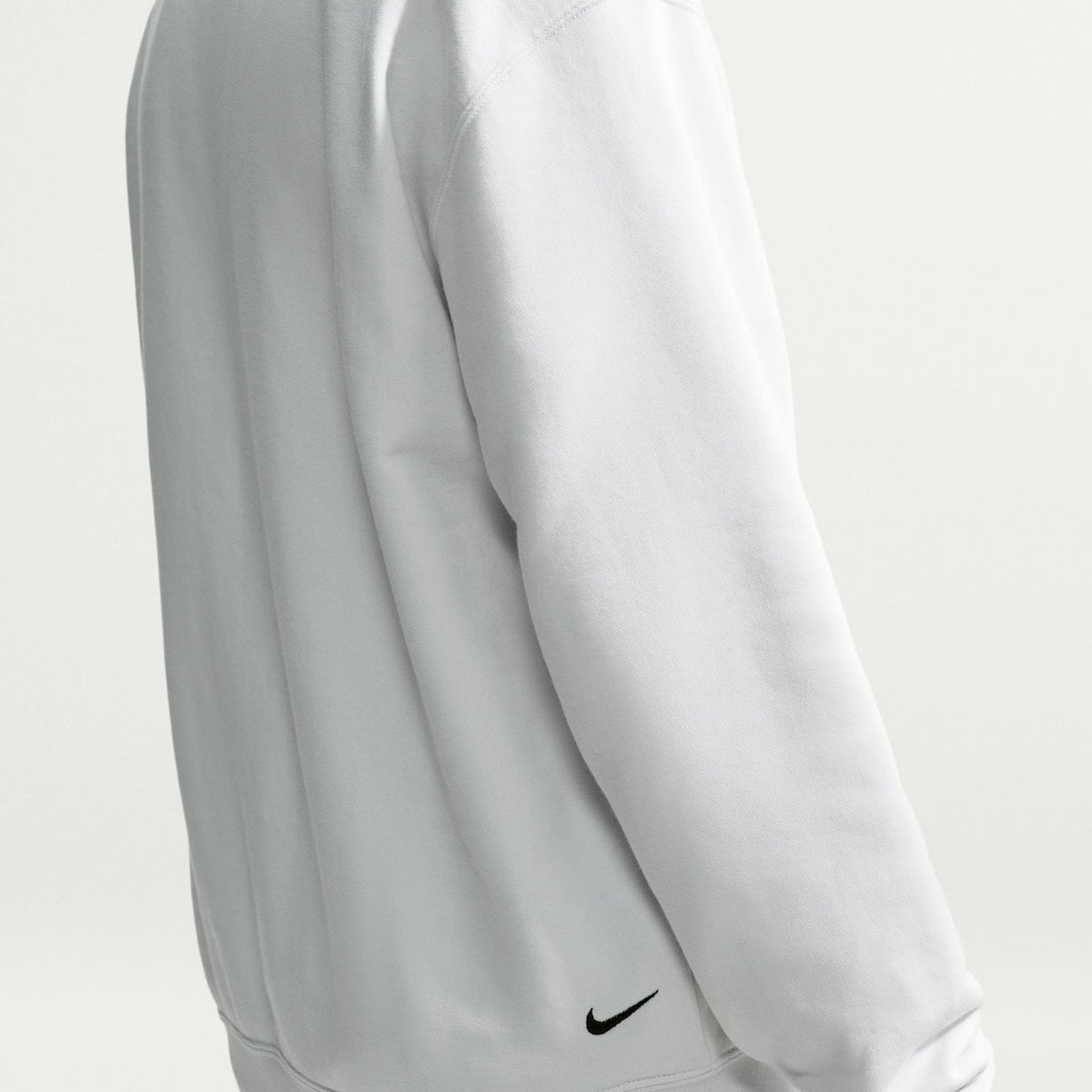 ACG Tuff Fleece Men's Dri FIT Crew Neck Sweatshirt in Summit White/Black
