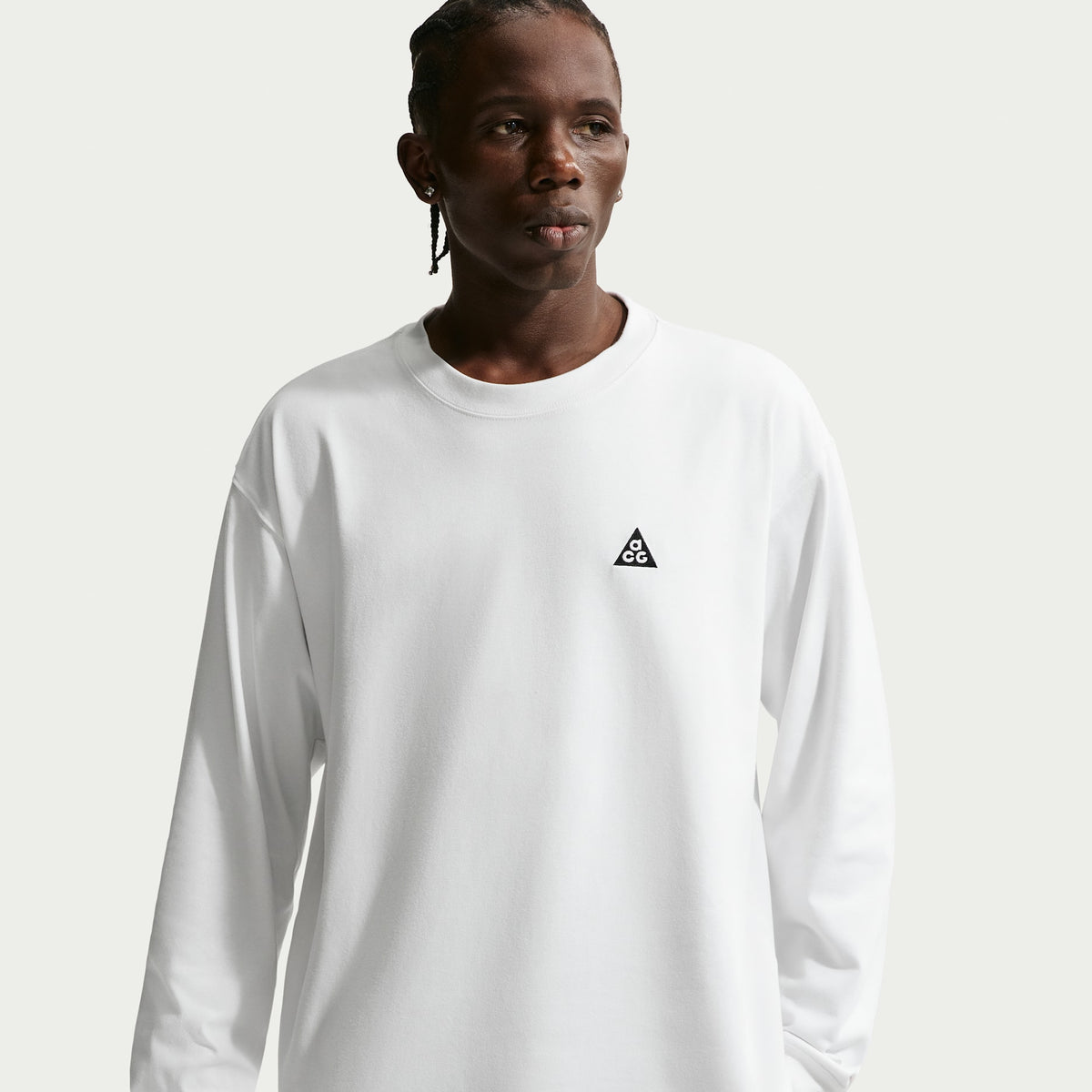 ACG Men's Long Sleeve T Shirt in Summit White