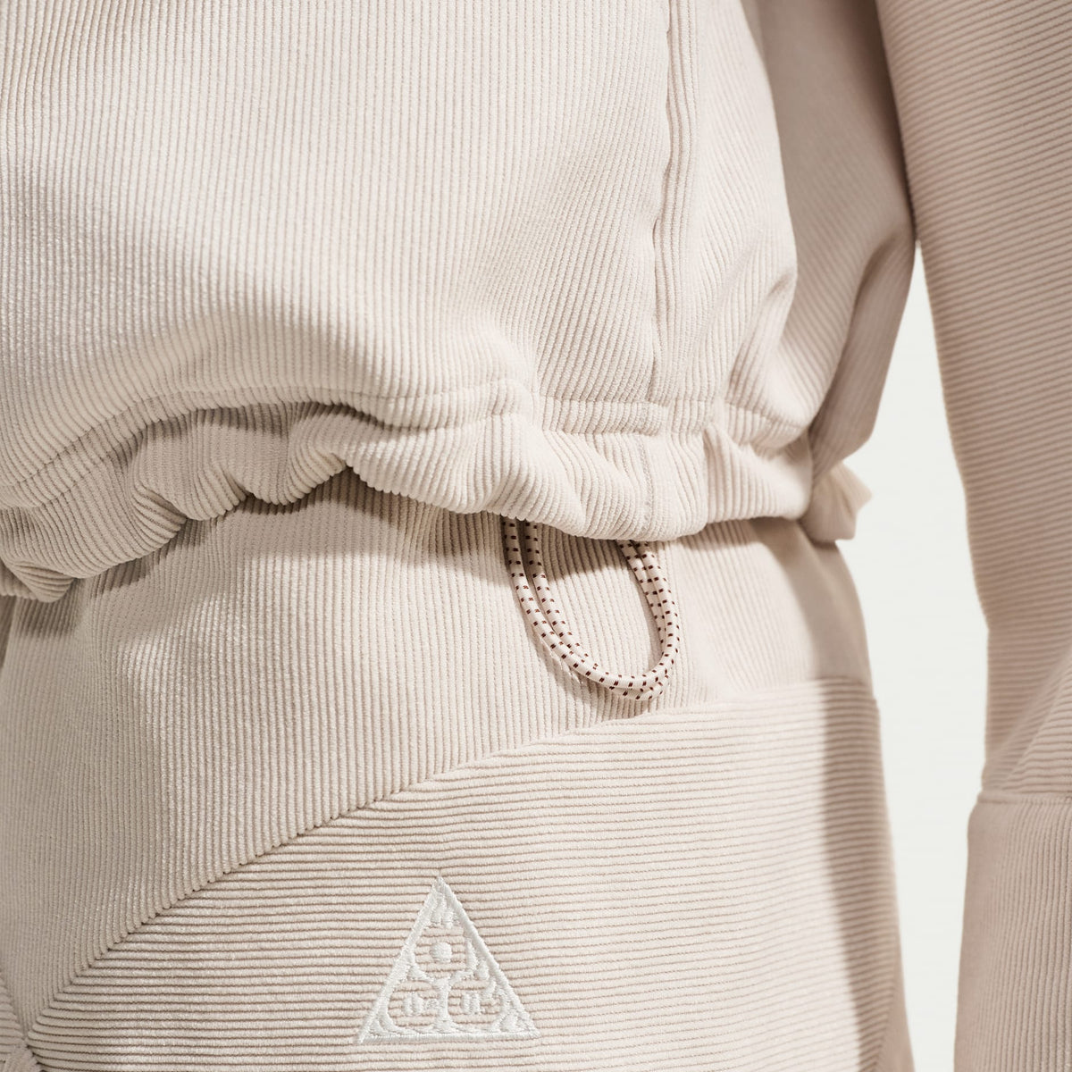 ACG Dolomiti Corduroy Jacket in Light Orewood Brown/Light Crimson/Summit White