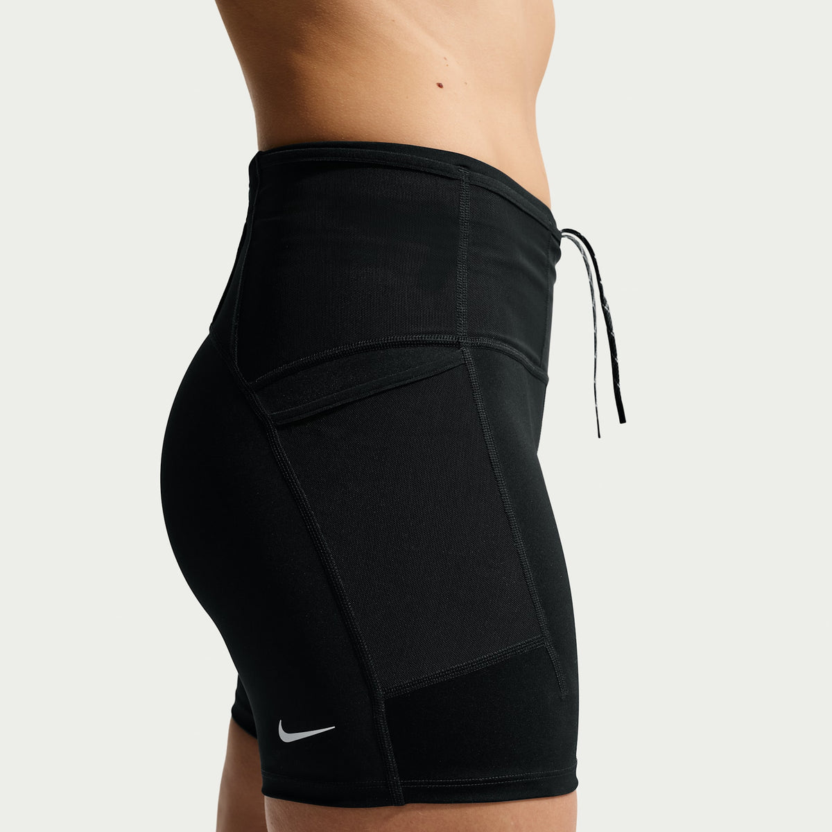 ACG Women's Dri FIT High Waisted Trail Running Shorts in Black/Summit White