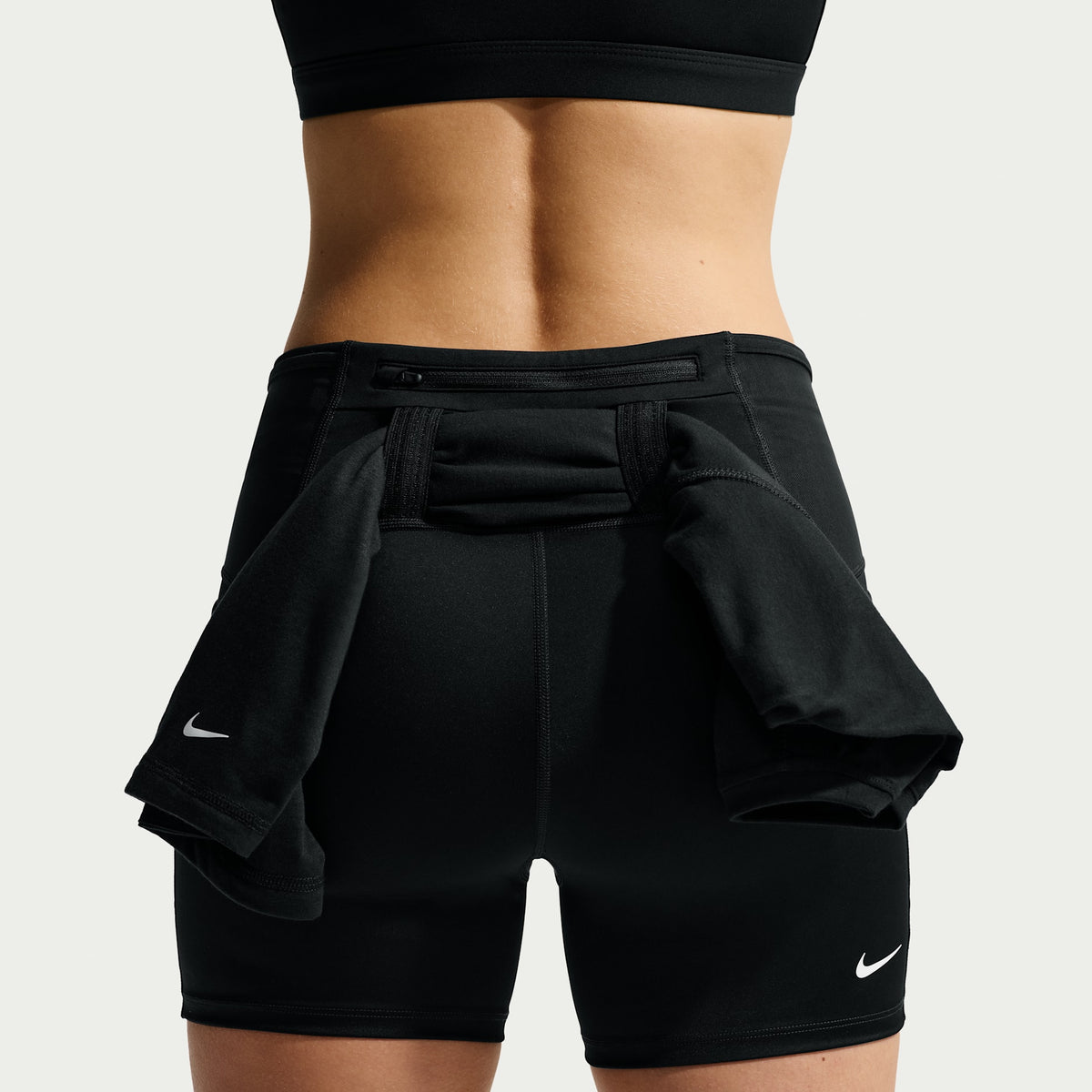 ACG Women's Dri FIT High Waisted Trail Running Shorts in Black/Summit White