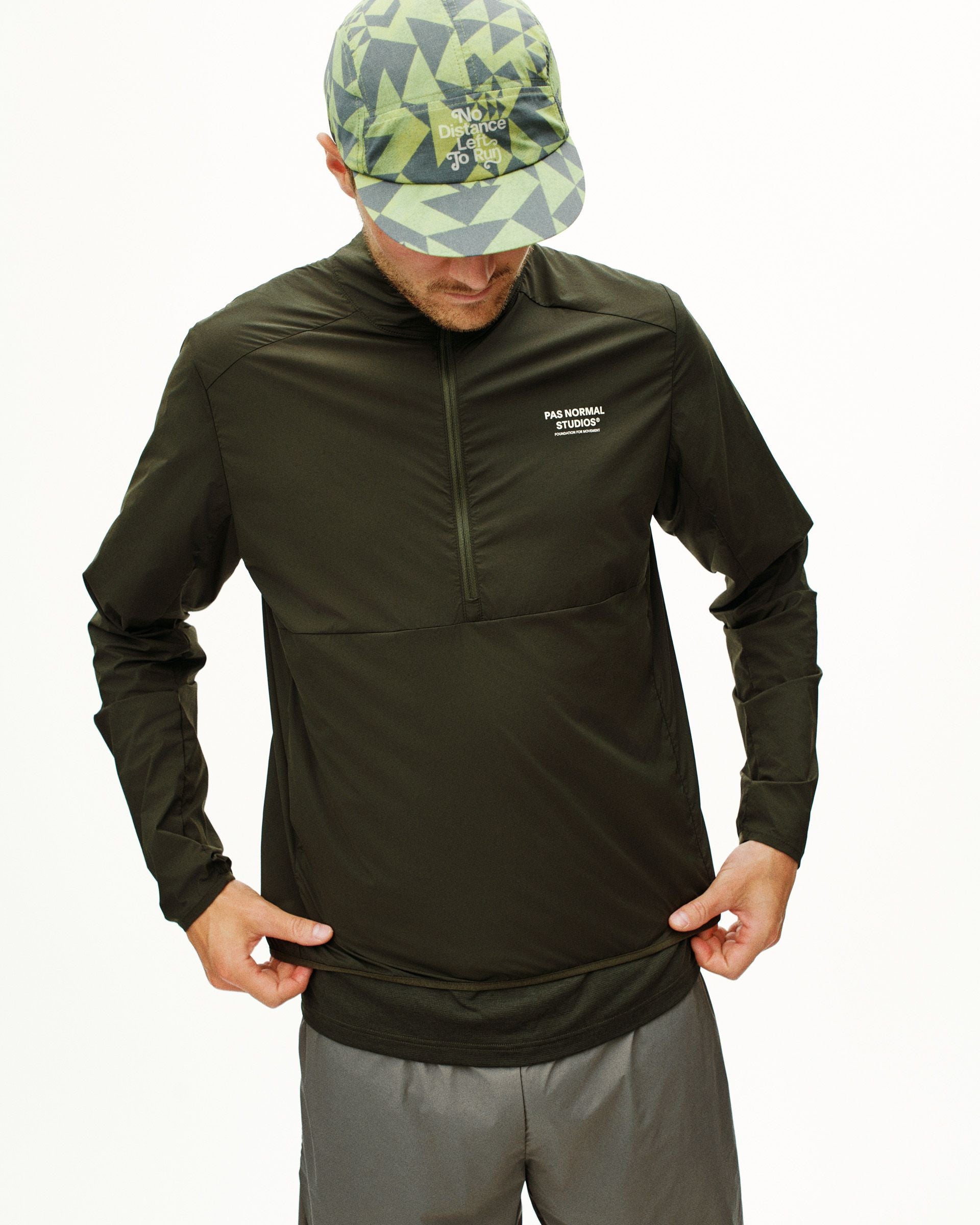 Balance Half Zip Jacket ND - Dark Olive – Run Store Zurich