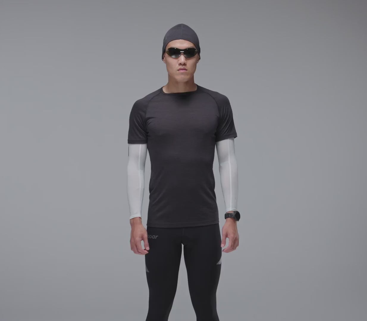 SS Merino Silk Base Layer Men's - Dark Grey