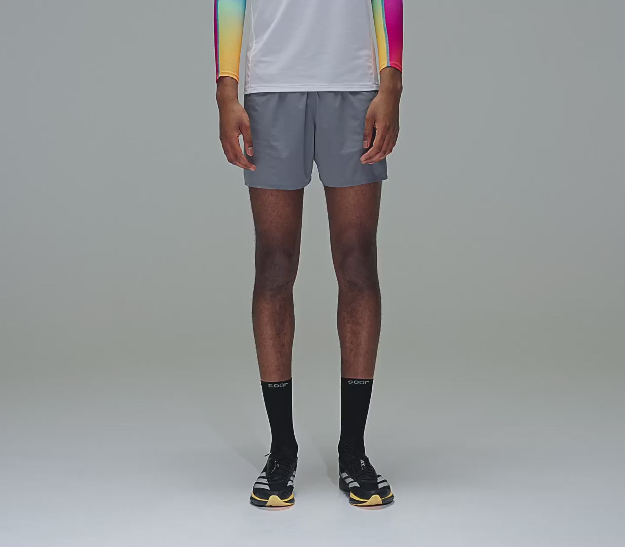 Run Shorts Men's - Grey