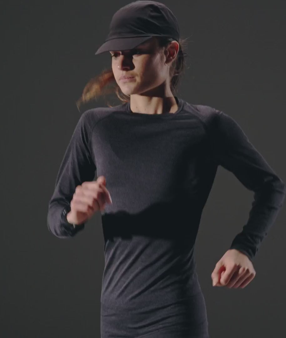LS Merino Silk Base Layer Women's - Grey