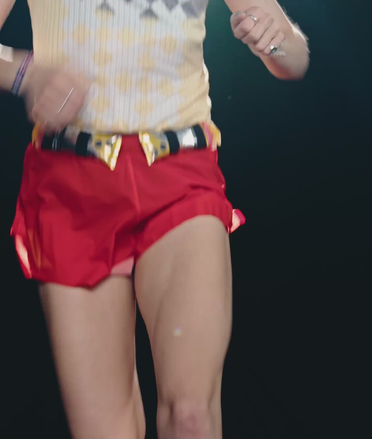 Marathon-Shorts für Damen – Schwarz